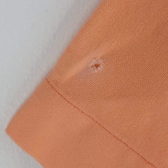 Polo Ralph Lauren Button Down Embroidered Crest  Men's Large Shirt Orange - Picture 9 of 9